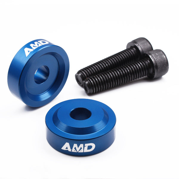 AMD Aprilia Tuono V4R 1000, V4 1100 RR + Factory, V4 1100 Factory 2021> Bar Risers +10mm - Blue