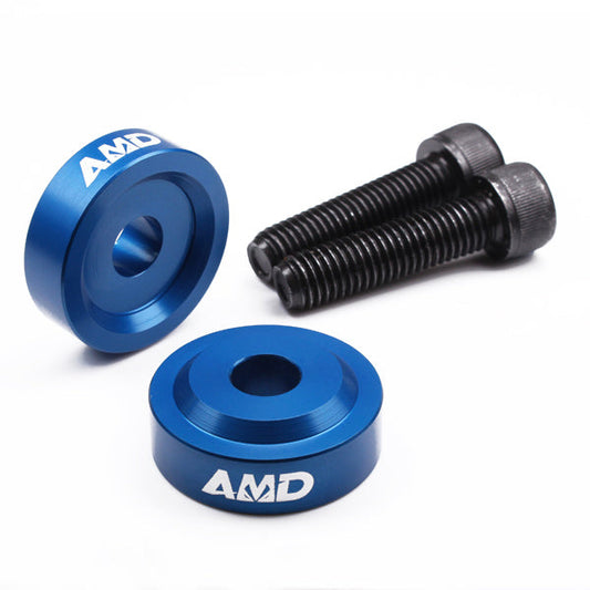 AMD Aprilia Tuono V4R 1000, V4 1100 RR + Factory, V4 1100 Factory 2021> Bar Risers +10mm - Blue