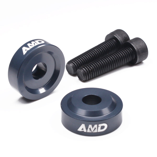 AMD Aprilia Tuono V4R 1000, V4 1100 RR + Factory, V4 1100 Factory 2021> Bar Risers +10mm - Gunmetal Grey