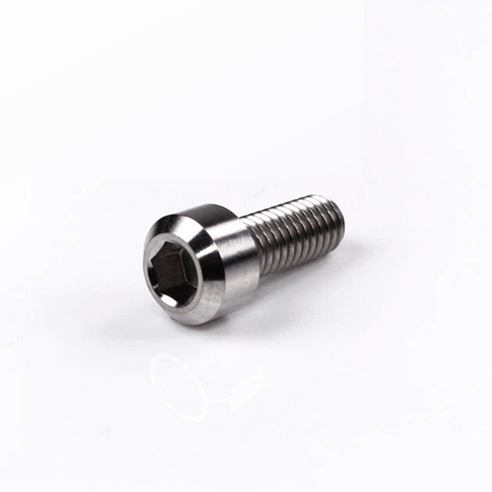 Titanium Chamfer Socket Cap Head Bolts M6 (1.0mm) 15 20 25 30 35 40 45mm Polished