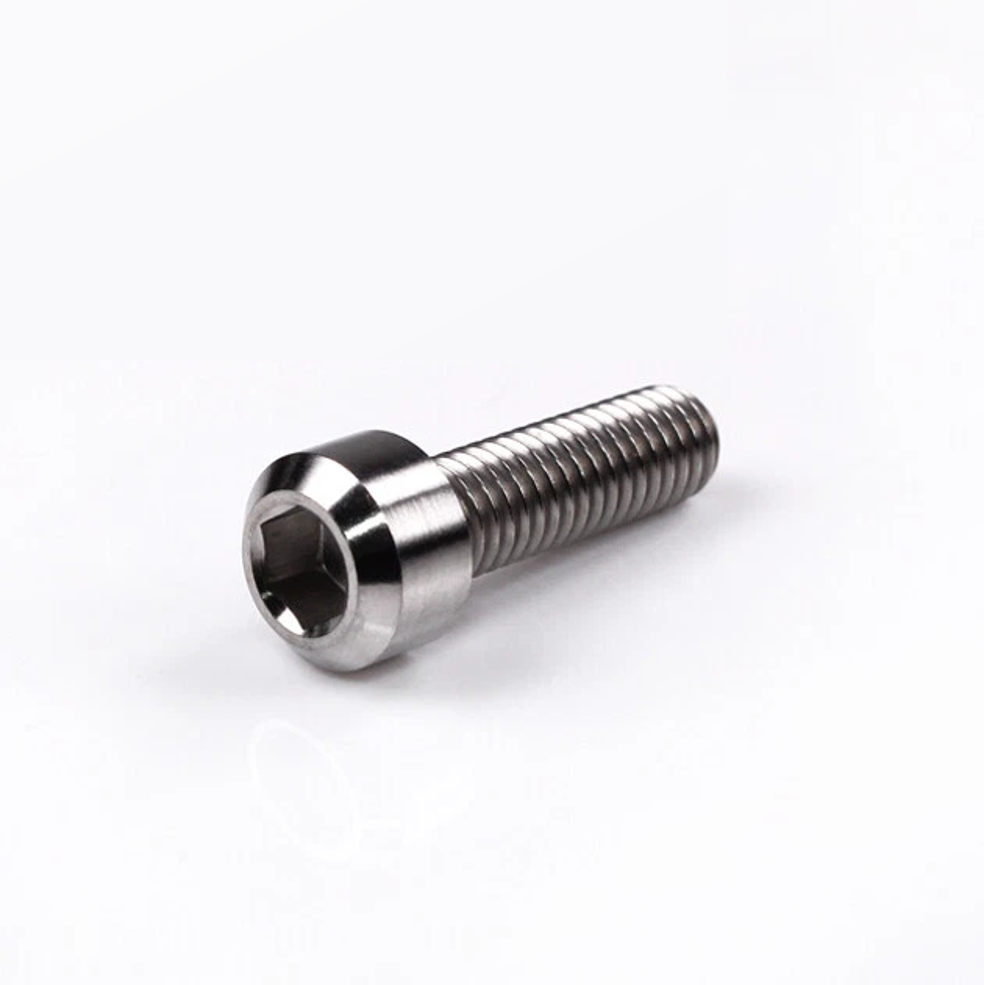 Titanium Chamfer Socket Cap Head Bolts M6 (1.0mm) 15 20 25 30 35 40 45mm Polished