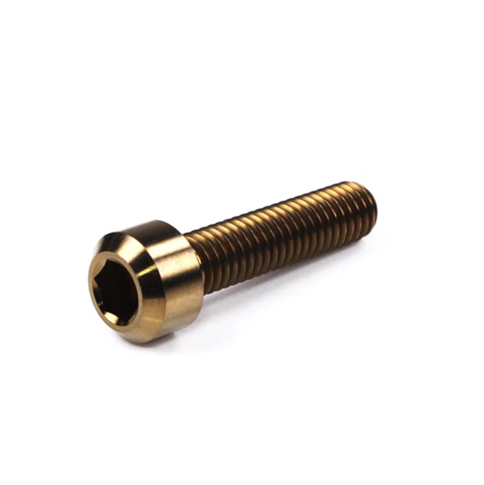 Titanium Chamfer Socket Cap Head Bolts M6 (1.0mm) 15 20 25 30 35 40 45mm Bronze