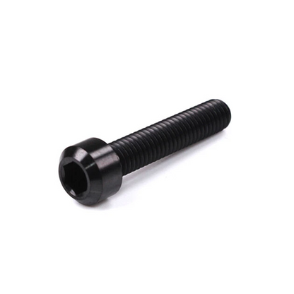 Titanium Chamfer Socket Cap Head Bolts M6 (1.0mm) 15 20 25 30 35 40 45mm Black
