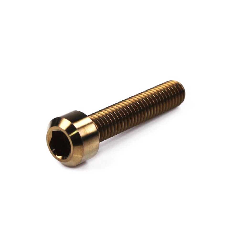Titanium Chamfer Socket Cap Head Bolts M6 (1.0mm) 15 20 25 30 35 40 45mm Bronze