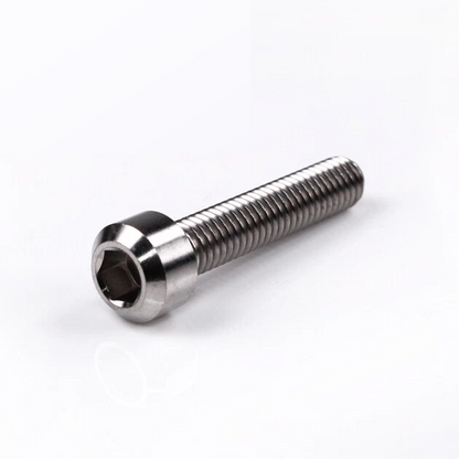 Titanium Chamfer Socket Cap Head Bolts M6 (1.0mm) 15 20 25 30 35 40 45mm Polished
