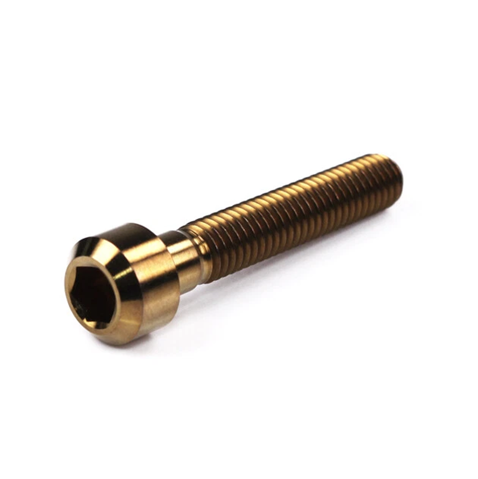 Titanium Chamfer Socket Cap Head Bolts M6 (1.0mm) 15 20 25 30 35 40 45mm Bronze