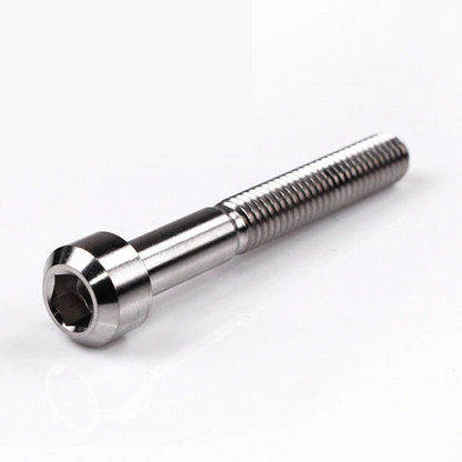 Titanium Chamfer Socket Cap Head Bolts M6 (1.0mm) 15 20 25 30 35 40 45mm Polished