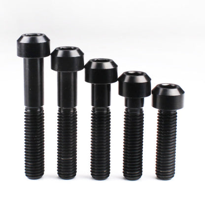Titanium Chamfer Socket Cap Head Bolts M8 (1.5mm) 30 35 40 45 50mm Black