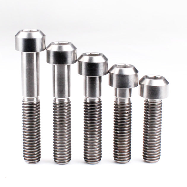 Titanium Chamfer Socket Cap Head Bolts M8 (1.5mm) 30 35 40 45 50mm Polished