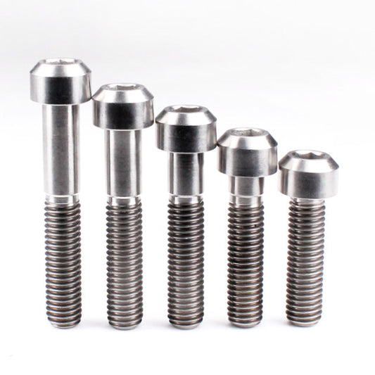 Titanium Chamfer Socket Cap Head Bolts M8 (1.5mm) 30 35 40 45 50mm Polished