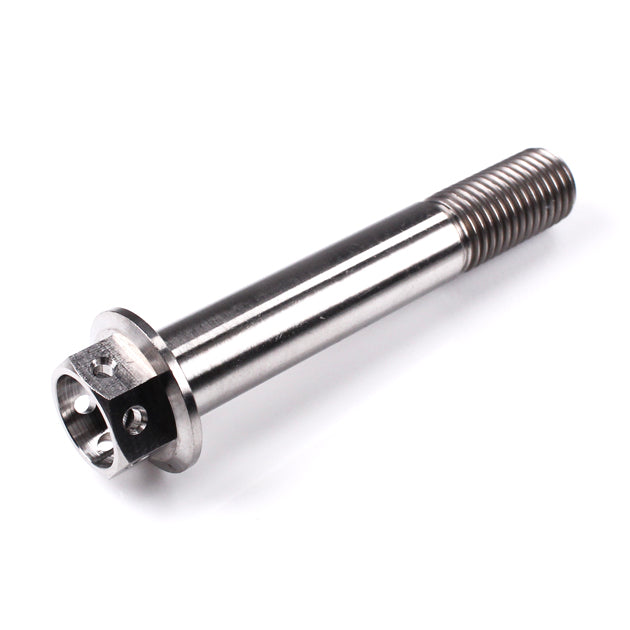 Titanium Front Brake Caliper Bolt Race Spec Drilled M10 (1.25mm) x 60mm Polished