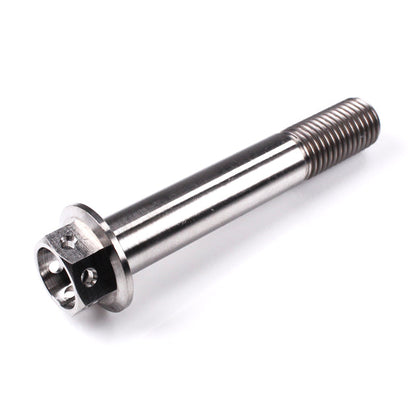 Titanium Front Brake Caliper Bolt Race Spec Drilled M10 (1.25mm) x 70mm Polished
