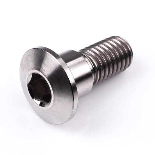 Suzuki Late Titanium Front Disc Bolt M8 (1.25mm) x 22mm Polished