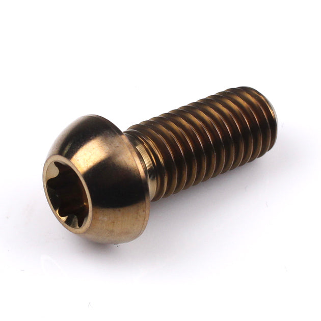 Ducati / Aprilia Titanium Front Disc Torx Head Bolts M8 (1.25mm) x 20mm Bronze Qty x 10