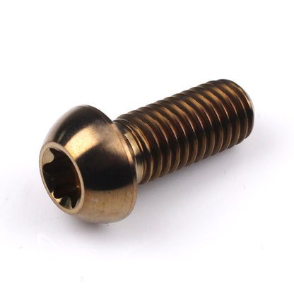 Ducati / Aprilia Titanium Front Disc Torx Head Bolts M8 (1.25mm) x 20mm Bronze Qty x 10