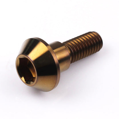 Suzuki Titanium Front Disc Bolts M6 (1.00mm) x 20mm Bronze Qty x 12