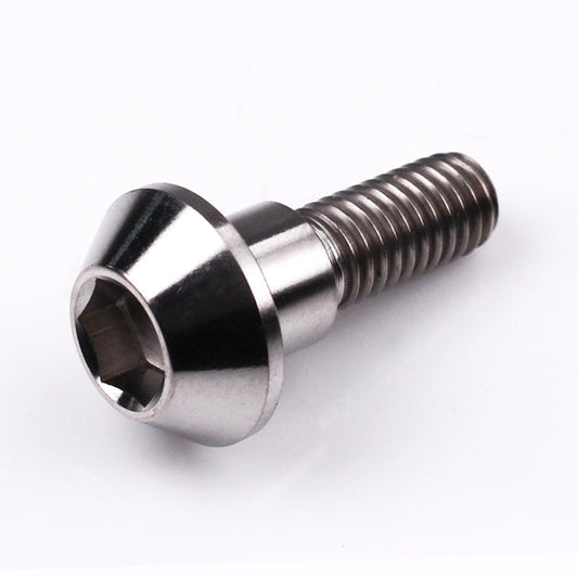 Suzuki Titanium Front Disc Bolt M6 (1.00mm) x 20mm Polished