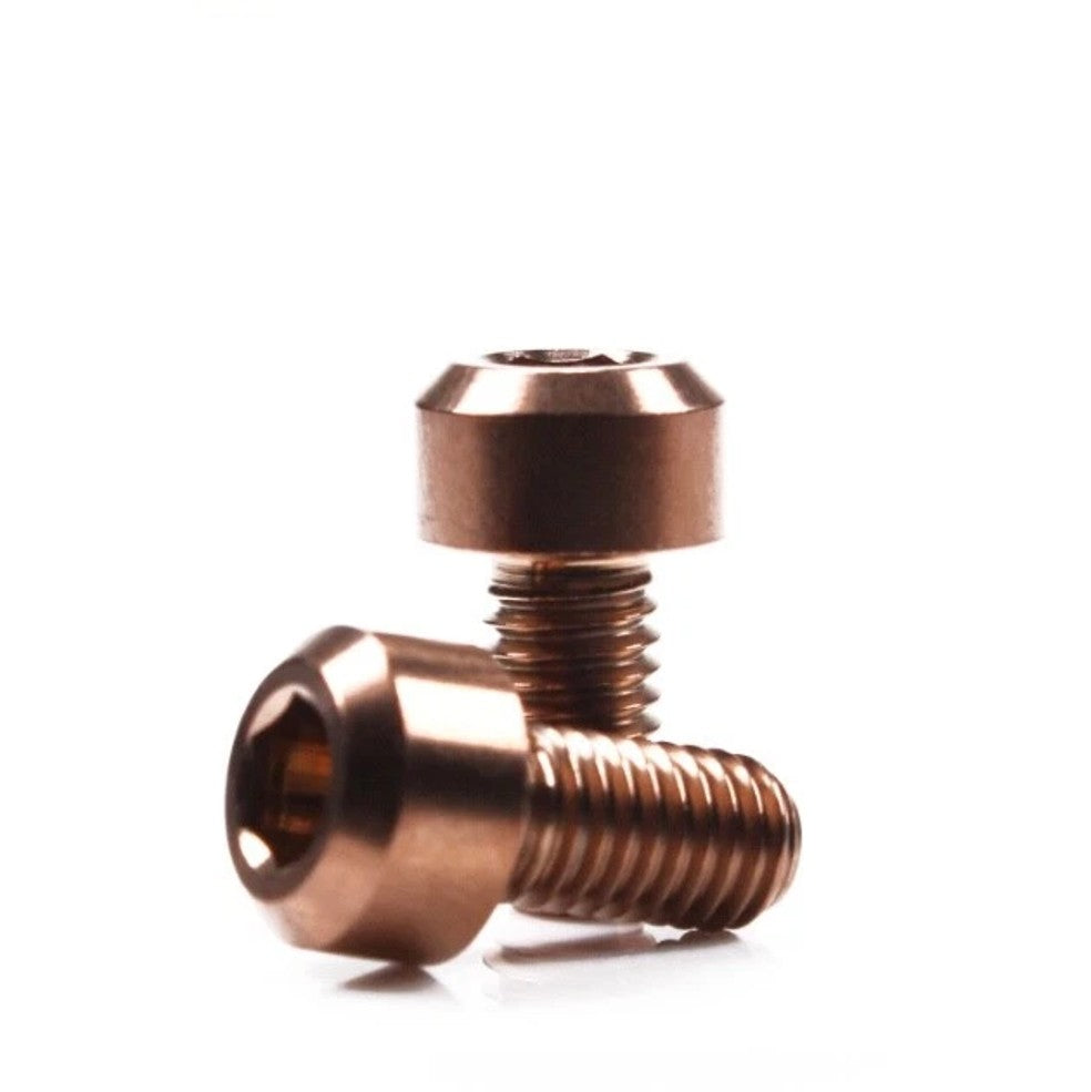 Titanium Chamfer Socket Cap Head Bolts M5 (0.80MM) 10MM Bronze
