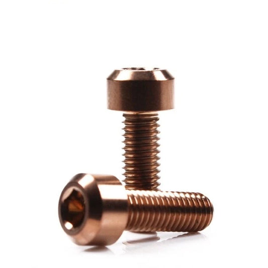 Titanium Chamfer Socket Cap Head Bolts M5 (0.80MM) 15MM Bronze